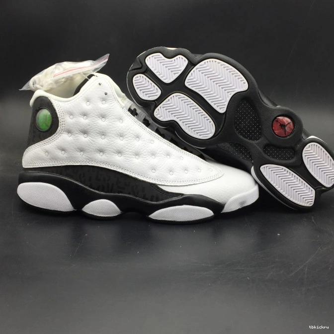 Rep TBK mens white RETRO black AND 13 